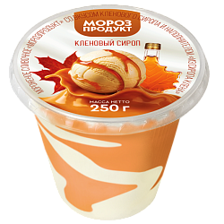 «МОРОЗПРОДУКТ» кленовый сироп сливочное стакан пластик